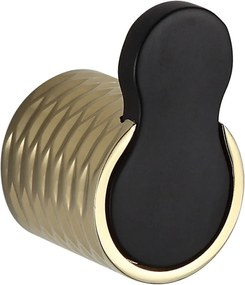 Mexen Base кука за кърпа, черна/златна - 7088235-57