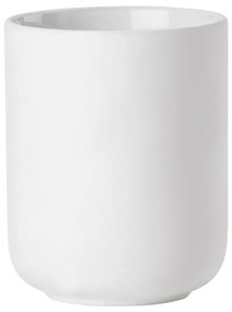 Бяла керамична чаша за четки за зъби Ume - Zone
