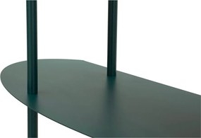 Тюркоазена метална конзолна маса 34x118 cm Saturn – Mauro Ferretti