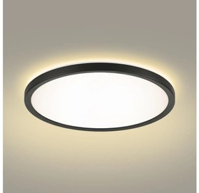 Brilagi - LED Лампа за баня ULTRA SLIM LED/24W/230V Ø 42 см черен IP54