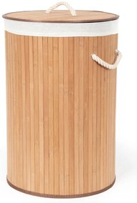 Кръгла бамбукова кошница за пране - Compactor