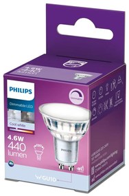 LED Димируема крушка Philips GU10/4,6W/230V 4000K