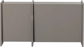 Сива маса за телевизор от декор от ясен 102x53x44 cm Brock – WOOOD