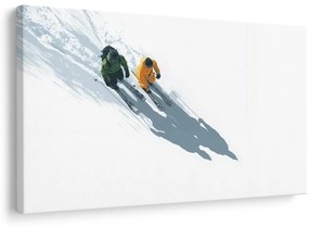 Картина на платно – Заснежено планинско каране