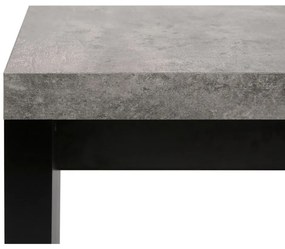 Черно-сива пейка с декор от бетон , 140 x 43 cm Detroit - TemaHome