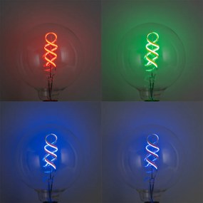 Интелигентни димируеми LED крушки E27 G125 RGBW 4W 250lm 2700K