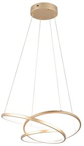 LED затъмняващо се висящо осветително тяло златно Darvin – Trio