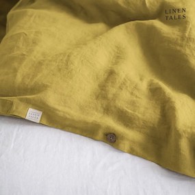Жълто спално бельо спално бельо за единично легло 14 0x200 cm - Linen Tales