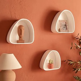 Рафт за стена atmosphera Sien, MDF, 3 бр