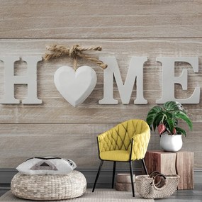 Самозалепващ тапет – С надпис Home във винтидж стил
