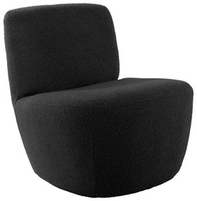 Черно кресло от плат букле Ada – Leitmotiv