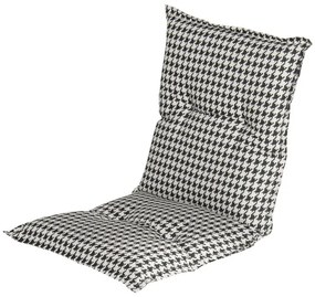 Черно-бяла градинска седалка , 100 x 50 cm Poule - Hartman
