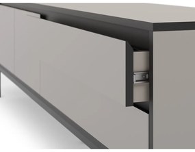 Масичка за телевизор в сиво и бежово 180x55 cm Lorenza - Marckeric