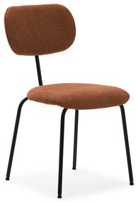 Трапезни столове в комплект от 4 бр. в тухлен цвят Dash – Marckeric