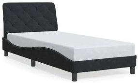 3207889 vidaXL Рамка за легло без матрак, черна, 80x200 см, кадифе