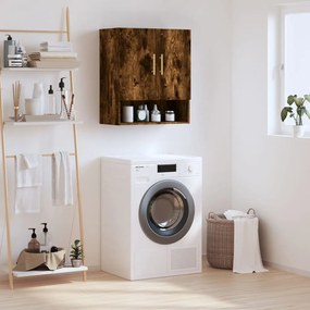 829897 vidaXL Стенен шкаф, опушен дъб, 60x31x70 см, инженерно дърво