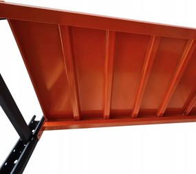 Метален стелаж за склад, гараж и работилница - 1 000 кг, 4 рафта 200X200X60