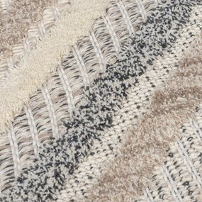 Сиво-бежов килим подходящ за пране 116x170 cm Beckett – Flair Rugs
