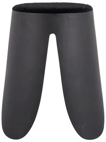 Черна пластмасова табуретка Savor - Leitmotiv