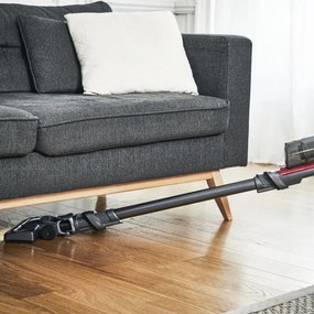 Вертикална прахосмукачка Rowenta X-Pert 6.60 Animal Care RH6878WO, 100W, 2 режима, 0.6 л, 85 dB, Автономия 1 час, LED осветление, Червен/Черен