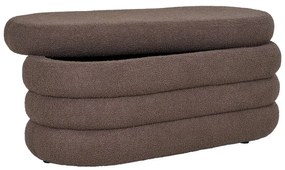 Кафява пейка от букле Dartford – House Nordic