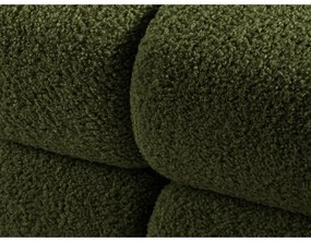 Зелен модулен диван от прежда с примки от букле 288 cm Bellis – Micadoni