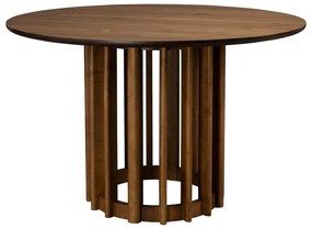 Кръгла трапезна маса с орехов плот ø 120 cm Barlet – Dutchbone