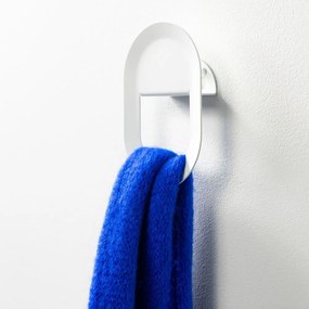 Бяла стенна стоманена кука Coucou – Spinder Design