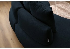 Тъмносин диван от плат букле 260 cm Saint-Germain - Bobochic Paris