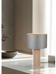 Сиво-бежова настолна лампа (височина 48 cm) Canio – Trio