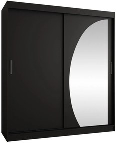 Гардероб Wika 180 плъзгащ-Черно