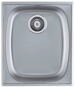 ALVEUS 1082195 - Кухненска мивка BASIC 44x38 см матов стомана/сатен, голям отвор