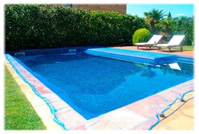 Покривало за плувен басейн Fun&amp;Go Leaf Pool Син (4 x 4 m)