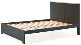 Черно двойно легло с решетка 160x200 cm Akira - Marckeric