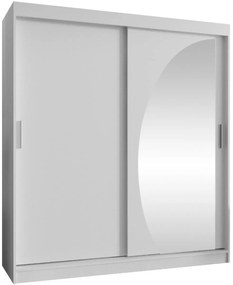 Гардероб Wika 180 плъзгащ-Бяло