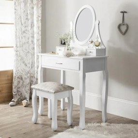 Тоалетка с голямо чекмедже