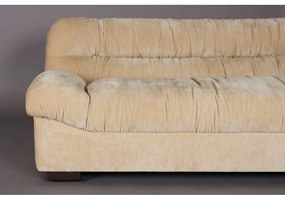 Бежов кадифен диван 214 cm Douglas – Dutchbone