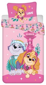 Единично детско спално бельо от микрофибър 140x200 cm Paw Patrol – Jerry Fabrics