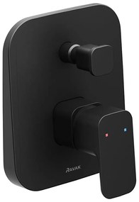 Ravak X070156 - Душ смесител за вграден монтаж FREE, черен