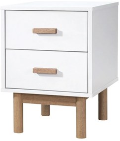 Бяло нощно шкафче Melanie – Støraa