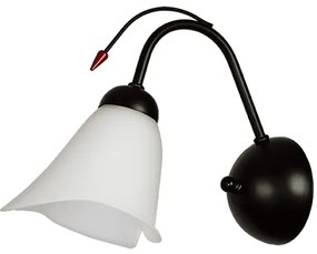 Аплик КАМЕЛИЯ, черен, 1xE27