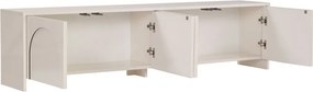 Кремава маса за телевизор 180x45x32 cm Aurelia – Kalune Design