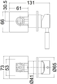 Смесител за вграждане Tech La Torre 12051-Black-mat