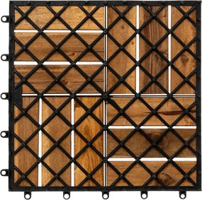 Декинг плочки с клик-система atmosphera 30x30 cm,9 броя, Акация