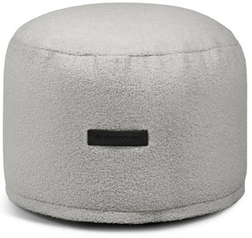 Светлосив пуф от букле Mini – SLOWDOWN