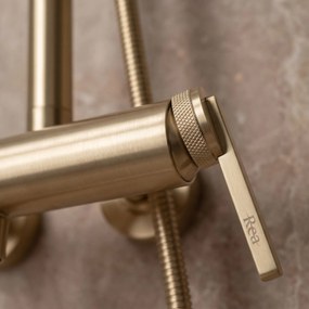 Комплект за душ Rea Grace Brush Gold