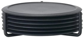 Черни силиконови подложки в комплект от 6 броя с поставка Singles - Zone