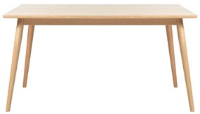 Сгъваема трапезна маса с дъбов плот в естествен цвят 150x90 cm Barrali – Unique Furniture