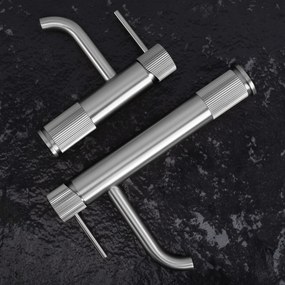 Смесител за баня Rea Lungo Stripe Brush Nickel Low