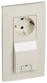 Legrand 764630  Комбиниран контакт шуко + USB A Niloe крем - до изчерпване на количеството - 764630